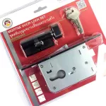 Hafele Sliding Cartridge and Swing Entrance Set Black Code 499.65.133