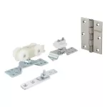 Hafele Silent 50/A Front Folding Equipment Model Style Sound quietly for 2 doors to support 50kg/1 door. Code 499.72.077.