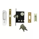 Hafele, handle, lock, sliding door, model 499.65.092