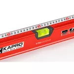 Kapro, the water level has a built-in ruler, 60 cm, model 770-60cm, red.