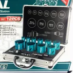 TOTAL TACSH1121 Hos-Bi Metal Hole Saw Set 12PCS