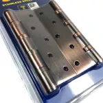 Solex No.5335ACBF2, 5x3 inch stainless steel hinges, 3.5 millimeters, Pette, X2, black copper color