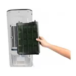 Cold fan fan model EA-65 Sumo 7 liters, 3 in 1 system in one device, can increase the coolness of air, increase the amount of humidity in the air, the air conditioner is guaranteed.