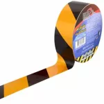 Yellow-black tape, 50mm x 50m Yamada, PVC tape, beat the streamlined natural rubber glue, not easy to peel off. Traffic tape, traffic tape, tape barrier