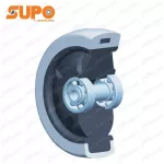 Jenstore-Supo Nylon PA wheels for medium weight, 75 mm wheels, model B021304003