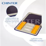 Chinter wha -0003-wh004 Foldable steel wheelchair weighing 220 kg and 370 kg wheels PU handle, one side, can be folded