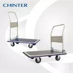 Chinter wha -0003-wh004 Foldable steel wheelchair weighing 220 kg and 370 kg wheels PU handle, one side, can be folded