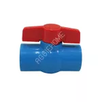 YAMAJIMA บอลวาล์ว PVC ขนาด 11/2 นิ้ว สีฟ้า แบบเบ้าสวม หมุนง่าย แพ็ค 2ตัว  ได้มาตรฐานJIS รับแรงดัน 150PSI จัดส่งฟรีKERRY