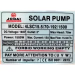 DC/AC Joe Dai 1500W Hybrick into the pond 4 "Water out 2" per panel 340w 6 panels