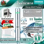 Shimge Ground Pump 1.25 "1HP 11, E1 SIM, 4SGM3/11-0.75-E1 220V. ** Free delivery Collecting the destination **