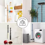 Commands that hang a broom/mob, stick firmly, peel off easily, do not leave marks on the wall Hurt the maximum weight of 1.8 kg. 1 piece of broom hanging/pack