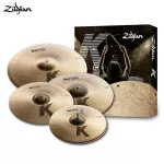 Zildjian® KS5791 K Sweet Cymbal Pack ชุดฉาบ 4 ชิ้น ให้โทนเสียงดุดัน ดาร์ค ตอบสนองการเล่นของมือกลองได้ดี ในชุดประกอบด้วย
