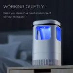 18-1 โคมไฟนักฆ่ายุง LED เครื่องไล่ยุงแบบพกพาไฟฟ้า USB ขับเคลื่อนแมลง Pest Catcher Killer เครื่องดักยุงในร่มปิดเสียงเงียบปลอดสารพิษ