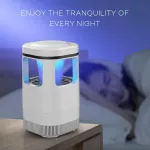 18-1 โคมไฟนักฆ่ายุง LED เครื่องไล่ยุงแบบพกพาไฟฟ้า USB ขับเคลื่อนแมลง Pest Catcher Killer เครื่องดักยุงในร่มปิดเสียงเงียบปลอดสารพิษ