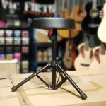 เก้าอี้กลอง McQueen ขาเหล็ก สีดำ อย่างดี ไซต์ใหญ่ แข็งแรง