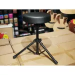 เก้าอี้กลอง McQueen ขาเหล็ก สีดำ อย่างดี ไซต์ใหญ่ แข็งแรง