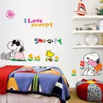 AY7138 Wall Sticker Bedroom wall sticker model Snoopy Wall Sticker