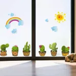 XH9276 Wall Sticker Bedroom wall sticker model Cactus Wall Sticker