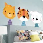 LM70733 Wall Sticker Bedroom wall sticker, tiger, cat, Wall Sticker
