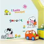 AY7138 Wall Sticker Bedroom wall sticker model Snoopy Wall Sticker