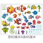 XH6230 Wall Sticker Bedroom wall sticker Wall Sticker deep fish model