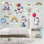 ZSZ1348 Wall Stickers Unicorn Wall Sticker