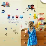 SK7103 Wall Sticker Bedroom wall sticker Wall Sticker Pirates