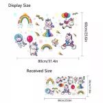 ZSZ1348 Wall Stickers Unicorn Wall Sticker