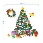 Wall sticker Bedroom wall sticker Christmas model Wall Sticker
