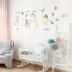 On Cloud Baby Wall Sticker Wall Sticker Home decor sticker Decorate a large child room