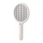 แบบพกพาไฟฟ้ายุง Swatter Mini USB ชาร์จฤดูร้อนที่มีประสิทธิภาพ Fly Swatter บ้านดักแมลงแมลงแร็กเก็ต Bug Zapper