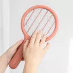 แบบพกพาไฟฟ้ายุง Swatter Mini USB ชาร์จฤดูร้อนที่มีประสิทธิภาพ Fly Swatter บ้านดักแมลงแมลงแร็กเก็ต Bug Zapper