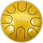 Miaoyin Gz-8H 8-inch Hand Pan Drum 8, Steel Tongue Hand Pan Drum + Free Bag & Sticker & Sticker & Ring Rhythm & Guide