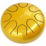 Miaoyin GZ-8H กลองกระทะ แฮนด์แพน ขนาด 8 นิ้ว 8 คีย์  Steel Tongue Hand Pan Drum  + แถมฟรีกระเป๋า & ไม้ตี & สติ๊กเกอร์โน้ต & แหวนเคาะจังหวะ & คู่มือ
