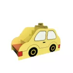 Taxi book shelf / wood taxi book shelf