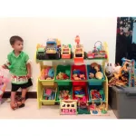 2 -layer giraffe shelf, 1 layer of books And storage boxes or toys