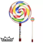 Remo® Lollipop Drum กลองรูปอมยิ้ม เพื่อเสริมสร้างพัฒนาการเรียนรู้ในด้านดนตรีของเด็ก ขนาด 6 นิ้ว Model ET-7106-00