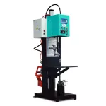 Vertical horizontal welding machine Automatic welding of the oil tank nozzle