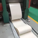 White rubber conveyor belt The product is made according to the request. Custom conveyor belt