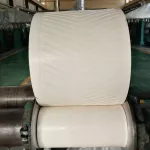 White rubber conveyor belt The product is made according to the request. Custom conveyor belt