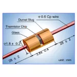 NTC Thermistor type DT diode can be adjusted as needed.