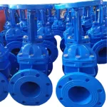 ซีลแข็งเสาสว่างวาล์วประตูหน้าแปลน