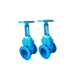 ซีลแข็งเสาสว่างวาล์วประตูหน้าแปลน