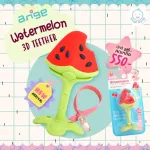 Stripe, Angju, rubber, 3D, 3D watermelon, 3D model, fruit beat, fruit, and clips falling in the pack.