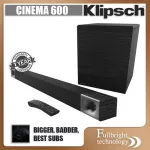 Klipsch Cinema 600 3.1 Channel Soundbar System, a world -class home theater speaker set 1 year Thai center warranty
