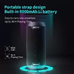 Mifa A90 ลำโพงบลูทูธสำหรับปาร์ตี้ มีแบตในตัว กันน้ำได้ และมีเอฟเฟกต์ไฟ LED รับประกันโดยศูนย์ไทย 1 ปี!