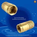 ฟุตวาล์ว ทองเหลือง รังผึ้ง หัวกะโหลก BRASS FOOT VALVE สปริง ดูดน้ำ ปั๊มน้ำ กันรั่ว มิตสห
