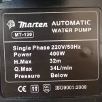 Automatic bare pump Marten MT-130