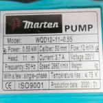 Automatic water pump, diovo, 2-inch mud suction marten wQD12-11-0.55