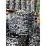 Barbarm coated with hot galvanized galvanized, rust number 16, length 200m / number 14, length 120m Barbed wire surrounded the fence Double barbed wire